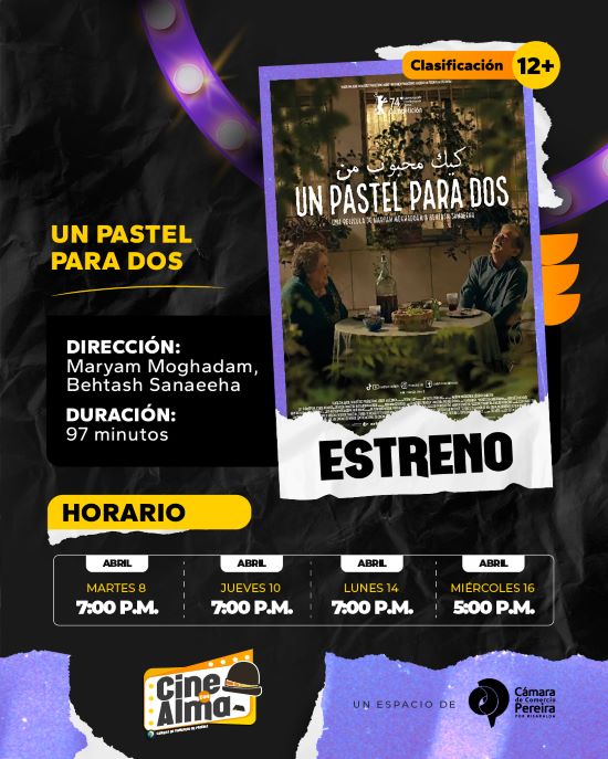 pastel para 2 pelicula