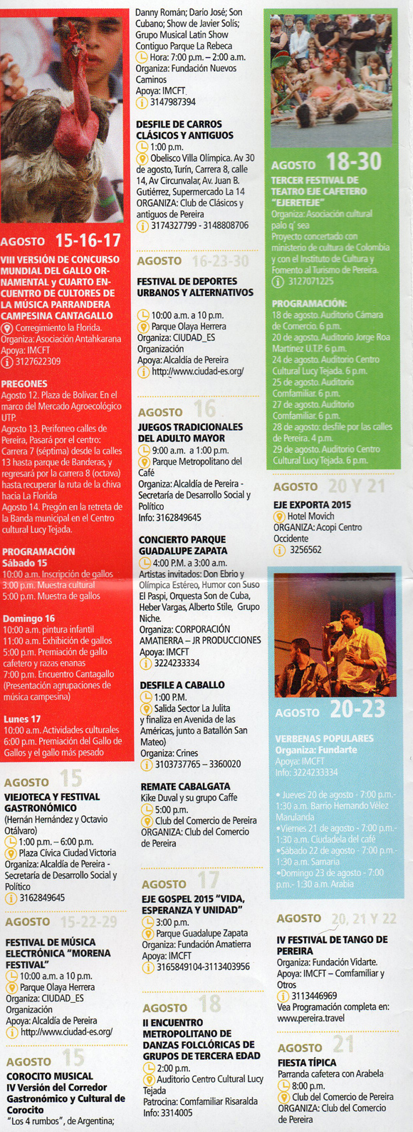 programacion fiestas