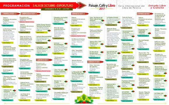 programacion feria libro pereira